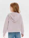 Girls' Zip-Up Hoodie - Lightweight Purple Jacket