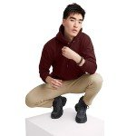 Hanes EcoSmart Men’s Pullover Hoodie - Mulled Berry