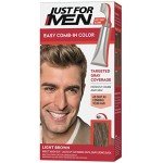 Men's Hair Dye Easy Comb-In Light Brown
