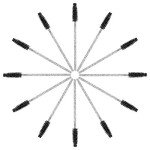 Disposable Eyelash and Eyebrow Brush Set – 100 Pieces