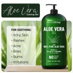 Aloe Vera Gel with Tea Tree Oil – 16.9 Oz