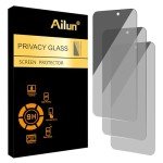 Ailun 3 Pack Privacy Screen Protector for iPhone 16 Pro Max [6.9 inch], Anti Spy Private Tempered Glass Anti-Scratch Case Friendly