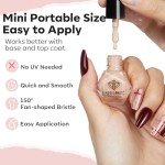 Nail Polish Set: 6 Neutral Mini Colors