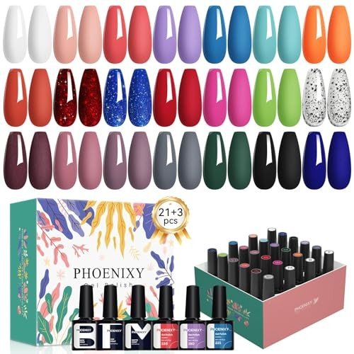 24 PCS Gel Nail Polish Set - Starter Kit