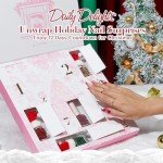 Christmas Nail Polish Set - 6 Glitter Colors