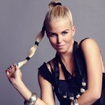 100PCS Black Elastic Hair Ties for Women