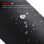 MROCO Mouse Pad [30% Larger] with Stitched Edges, 3 Pack Premium-Textured & Waterproof Mousepad Bulk with Non-Slip Rubber Base for Computers, Laptop, PC, Office & Home, 8.5 x 11 x 0.12 in, Black