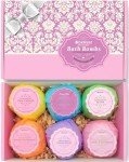 Colorful Bath Bombs Set - 6 Fizzies, 2oz Each
