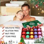 15 Pack Christmas Bath Bombs Gift Set
