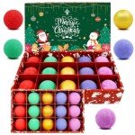 15 Pack Christmas Bath Bombs Gift Set