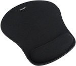 Mouse Pad with Wrist Support, TECKNET Ergonomic Gaming Mouse Pad Pain Relief, Portable Comfortable Mousepad for Computer, Laptop, Office, Home and Travel, Non-Slip Base, Waterproof Surface, Black