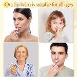 5 Pack Natural Lip Balm with Shea & Coconut