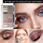 20-Color Nude Eyeshadow Palette - Matte & Shimmer