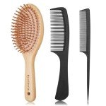 Bamboo Hair Brush & Comb Set for All Ages