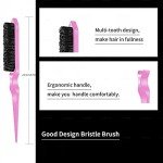 3-Piece Hair Styling Comb Set - Pink