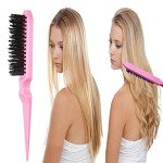 5-Piece Hair Styling Brush Set - Pink