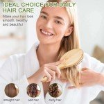 Bamboo Hair Brush & Comb Set for All Ages