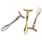 2Pcs Rose Gold Eye Cream Applicator Wand Set