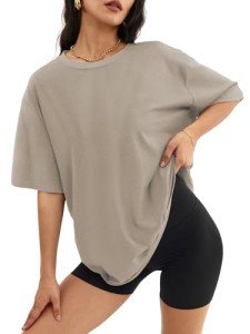 Oversized Casual Crewneck T-Shirt for Women