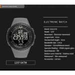 Men's Waterproof Sports Military Watch with LED Alarm