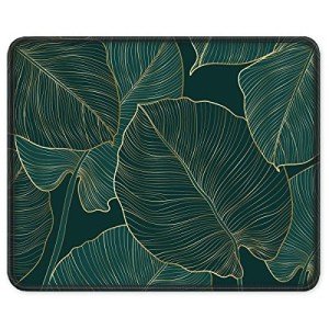 ITNRSIIET Mouse Pad with Non-Slip Rubber Base, Stitched Edge, Premium-Textured, Waterproof Gaming Mouse Pad for Wireless Mouse, Computers, Laptop, Office, 10.2×8.3 in, Palm Texture