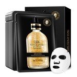 24K Gold Hydrating Facial Mask - 10 Pack