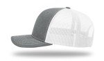 Heather Grey/White Adjustable Trucker Snapback Hat