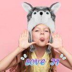 Funny Plush Animal Hat with Ear Flaps