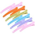 Colorful Hair Barrettes & Clips Set - 12 Pcs