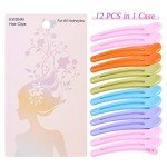 Colorful Hair Barrettes & Clips Set - 12 Pcs