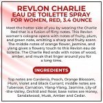 Revlon Charlie Red Perfume Spray, 3.4 oz