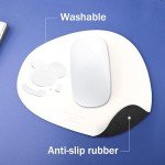 GREEDY FARMERS Mouse pad, Non-Slip Washable Waterproof Computer Mouse pad (Vanilla Cream)