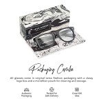 Retro Clear Lens Nerd Glasses for Cosplay