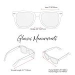 Retro Clear Lens Nerd Glasses for Cosplay