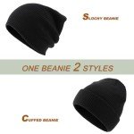 Cozy Unisex Knitted Winter Beanie - Black