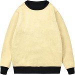 Men's Fleece Long Sleeve Crewneck Sweatshirt – Black