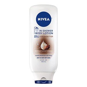NIVEA Cocoa Butter In-Shower Lotion, 13.5 Fl Oz
