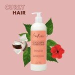 SheaMoisture Curl & Shine Conditioner, Coconut & Hibiscus