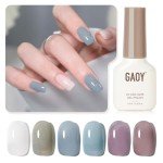 Milky Jelly Gel Nail Polish Set – Under $10