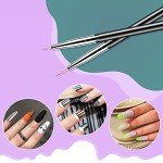 6PCS Double-Ended Nail Art Brushes Set