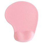 Office Mousepad with Gel Wrist Support - Ergonomic Gaming Desktop Mouse Pad Wrist Rest - Design Gamepad Mat Rubber Base for Laptop Computer -Silicone Non-Slip Special-Textured Surface (01Pink)