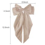 Silky Satin Hair Bows for Women and Girls