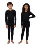 Kids' 2-Piece Thermal Baselayer Set - Black