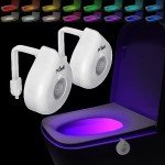 Motion Activated Toilet Light with 16 Color Options