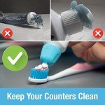 6-Pack Self-Closing Toothpaste Caps - No Waste