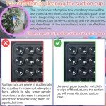 Giumel 2PCS Silicone Suction Phone Case Mount,Non Slip Suction Cup Phone Mount,Hands-Free Phone Accessories Holder for Selfies and Videos,Silicon Adhesive Phone Stand Sticky for Cell Phone