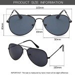 Kids Reflective Metal Sunglasses – Black Frame