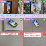 Giumel 2PCS Silicone Suction Phone Case Mount,Non Slip Suction Cup Phone Mount,Hands-Free Phone Accessories Holder for Selfies and Videos,Silicon Adhesive Phone Stand Sticky for Cell Phone