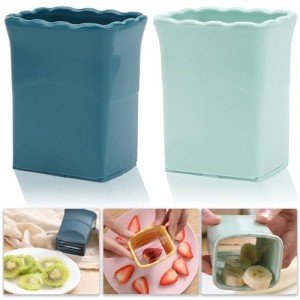 2-Pack Mini Fruit and Veggie Slicer Set