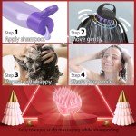 2 Pack Scalp Massager Shampoo Brush Set – Pink